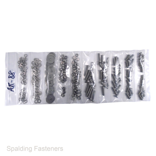 Assorted M6 Stainless Steel Socket Button Screws, Nuts & Washers