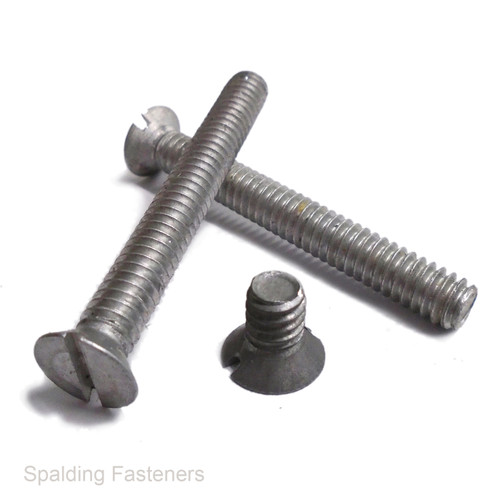 BSW WHITWORTH ALUMINUM COUNTERSUNK MACHINE SCREWS