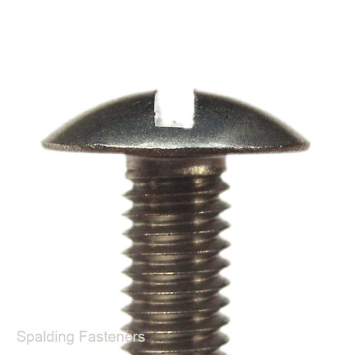 M6 Metric A2 Stainless Mushroom Slotted Head Machine Screws