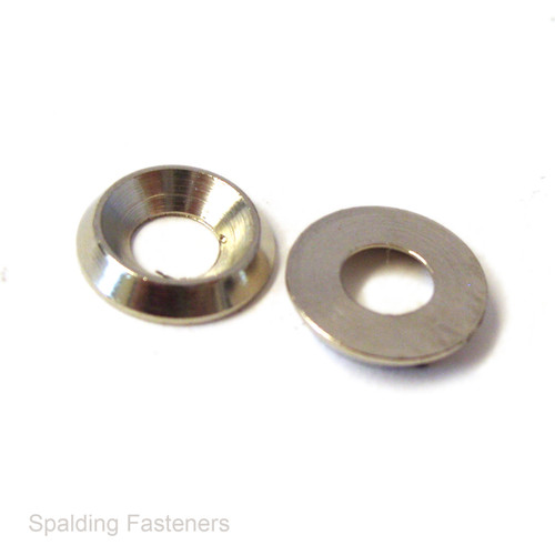 A2 STAINLESS STEEL SOLID TURNED FULL BODY SCREW CUP WASHERS - CSK SOCKET METRIC