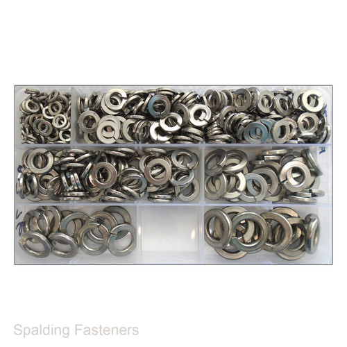 Assorted Imperial A2 Stainless Steel Spring Washers