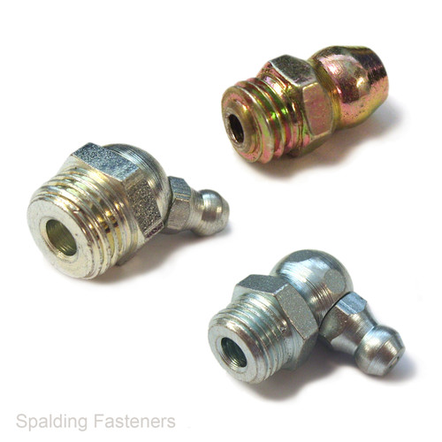 BSP Zinc Plated Steel Grease Nipples