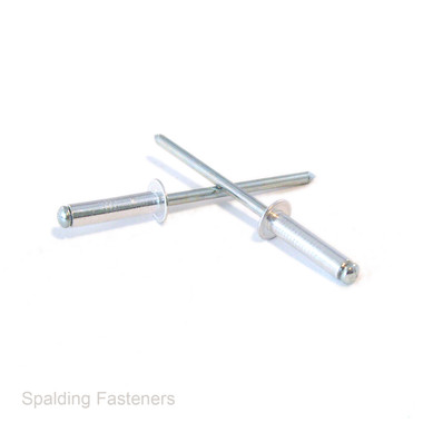 4mm Metric Aluminium / Steel Blind Pop Rivets - Spalding Fasteners