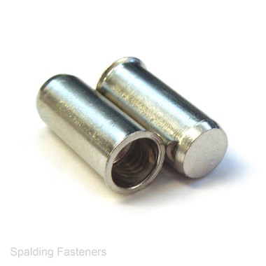 Metric A2 Stainless Steel Reduced Head Sealed Rivnuts - Spalding Fasteners