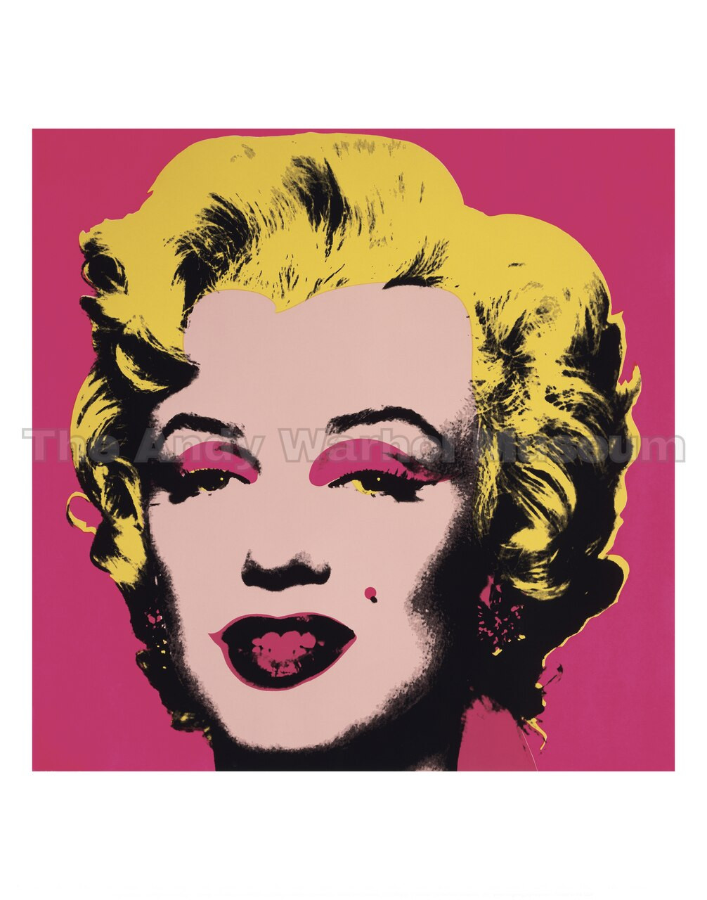 Warhol Pink Marilyn Poster