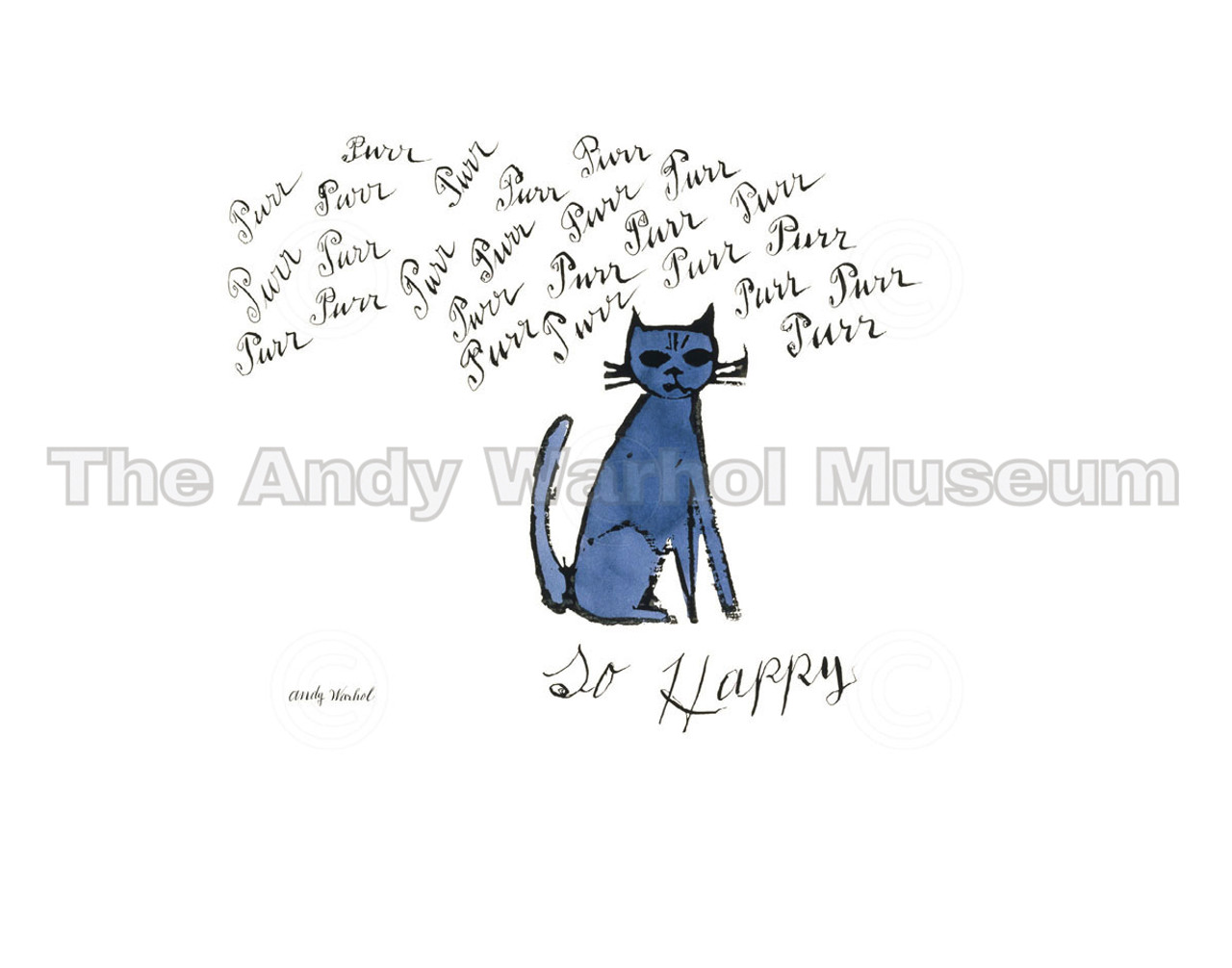 【模写】【限定100部・証明書付】Andy Warhol「Sam（グリーン）」 Warhol So Happy Poster