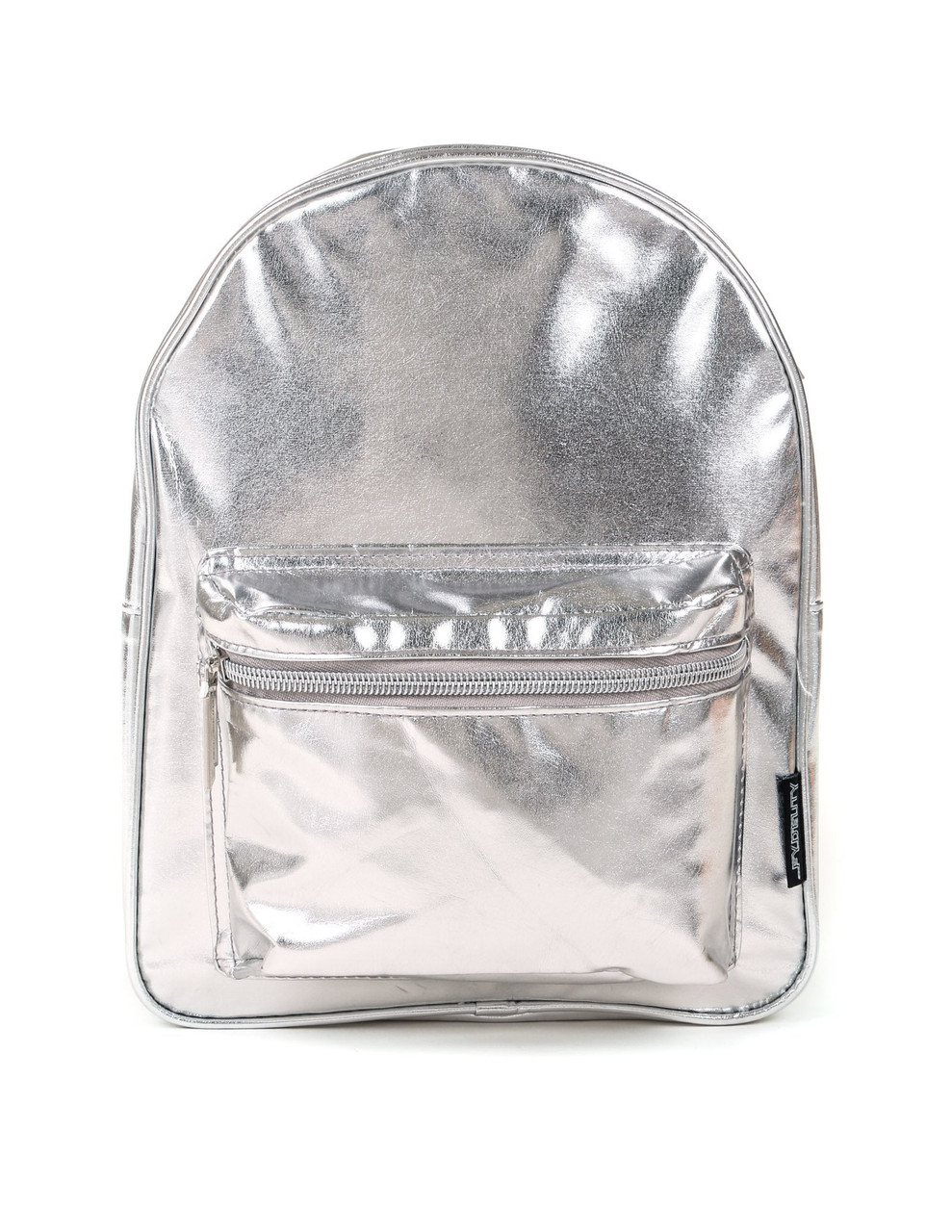 Silver Backpack, silver-colored