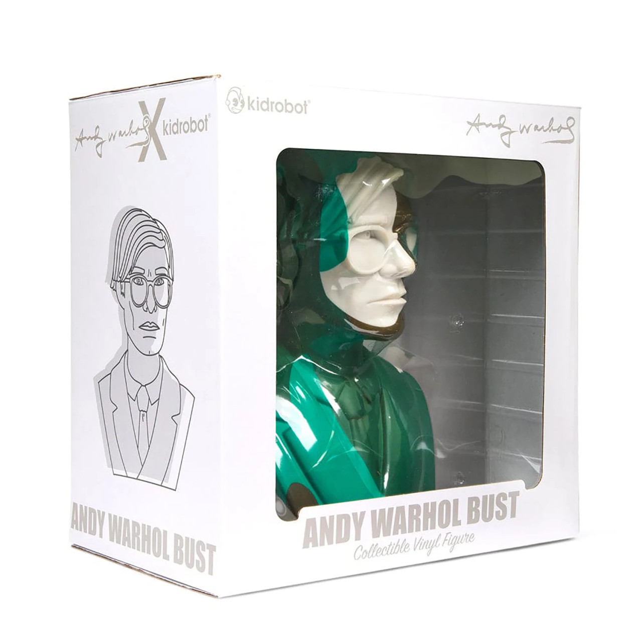 Warhol Green Camouflage Bust