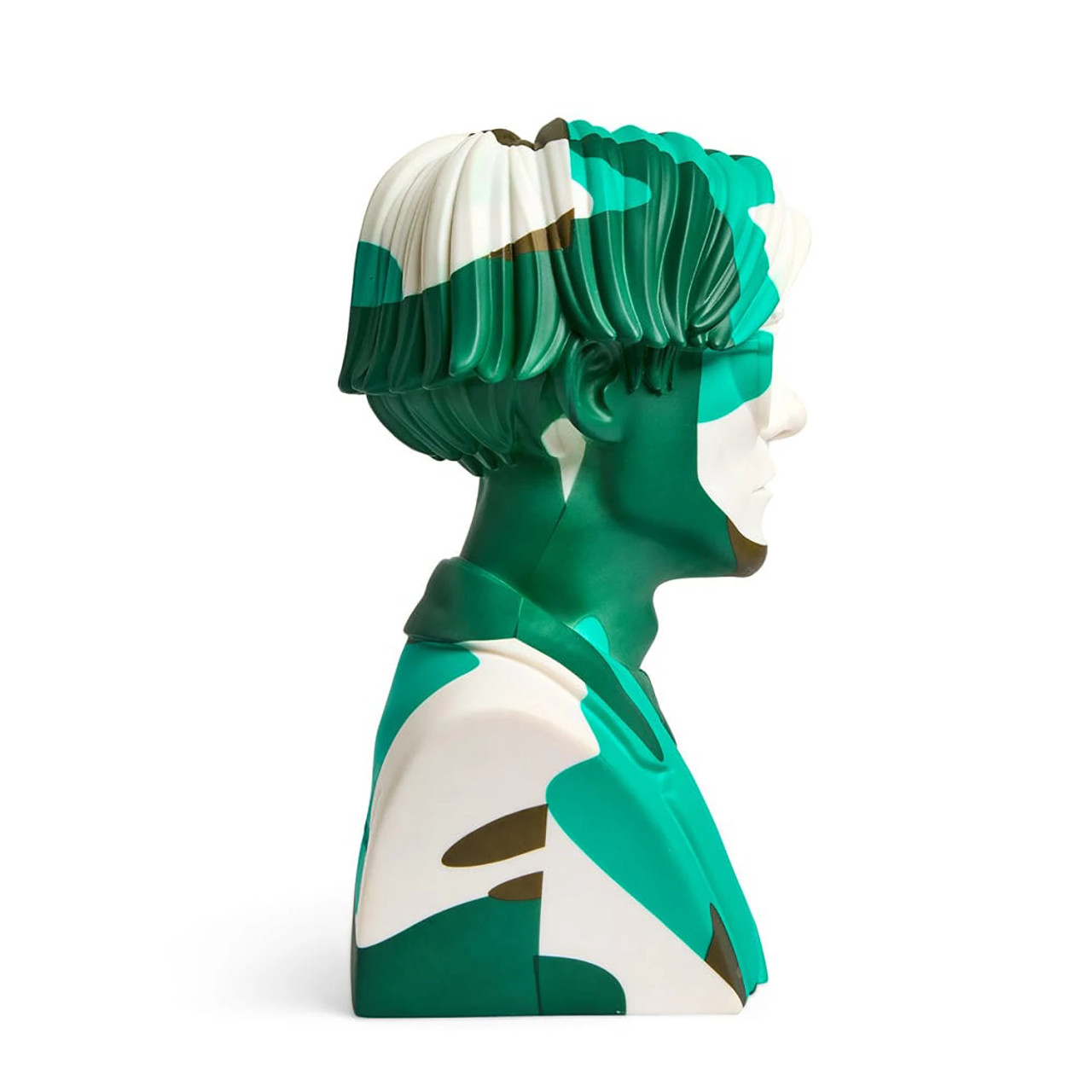Warhol Green Camouflage Bust