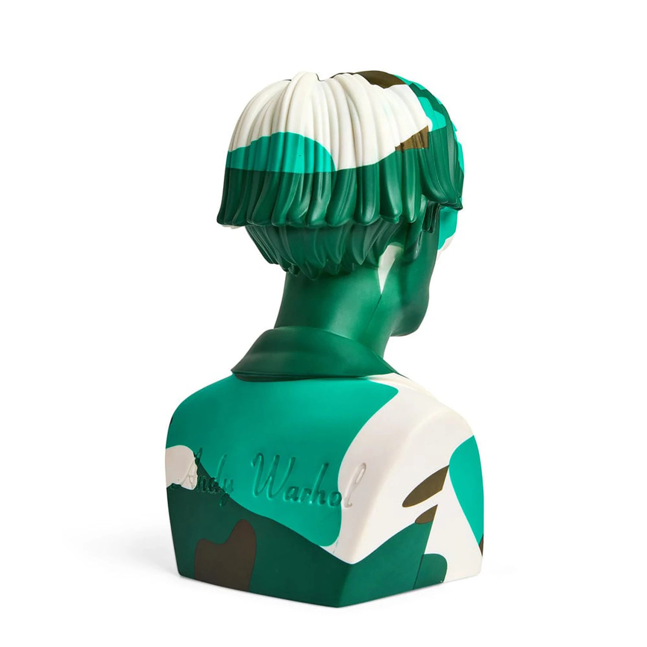 Warhol Green Camouflage Bust
