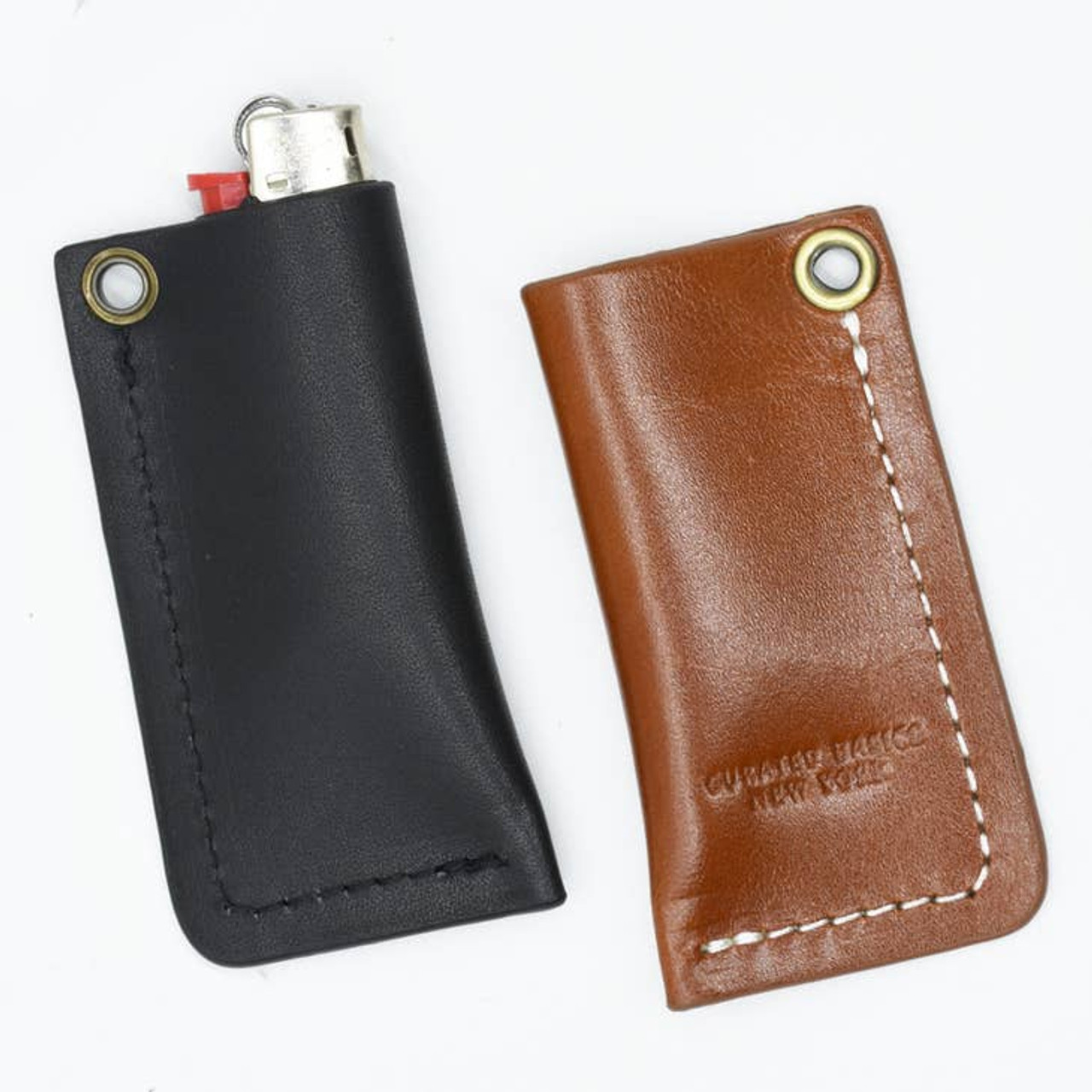 Leather Lighter Keychain Case (choose your color)