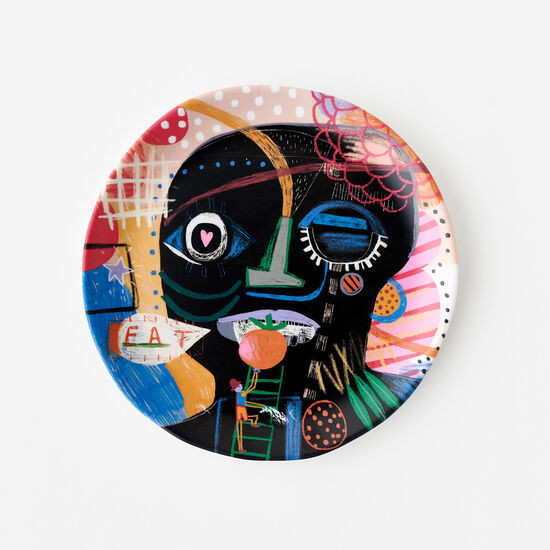 Jean-Michel Basquiat Artist Plate