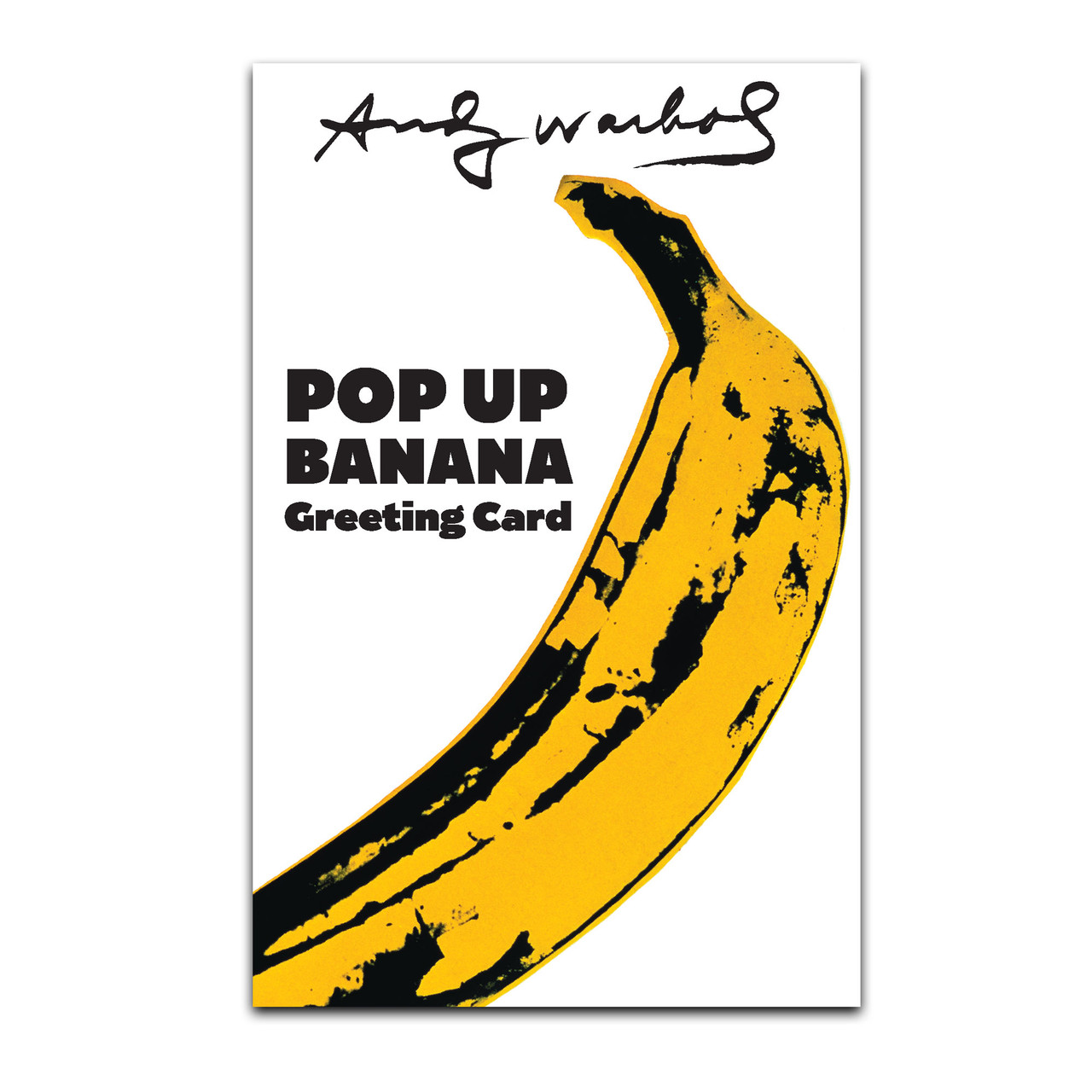 Andy Warhol Banana Pop Up Notecard