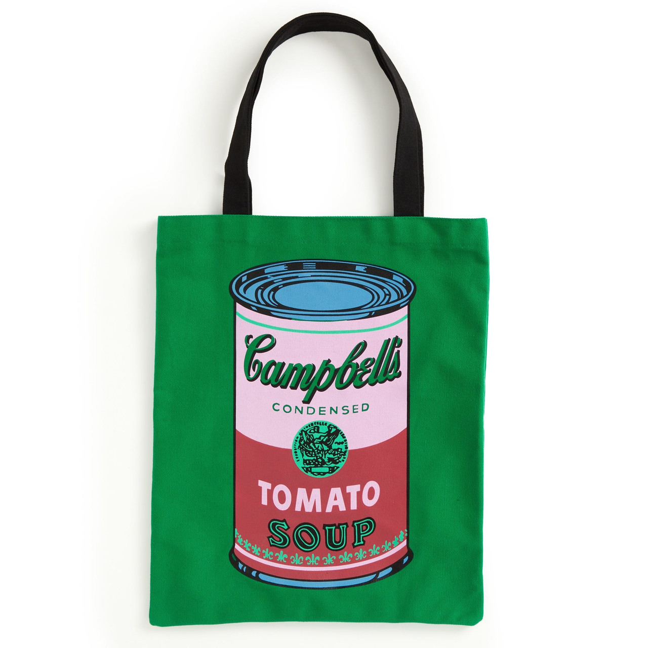 Warhol Soup Can Tote Green