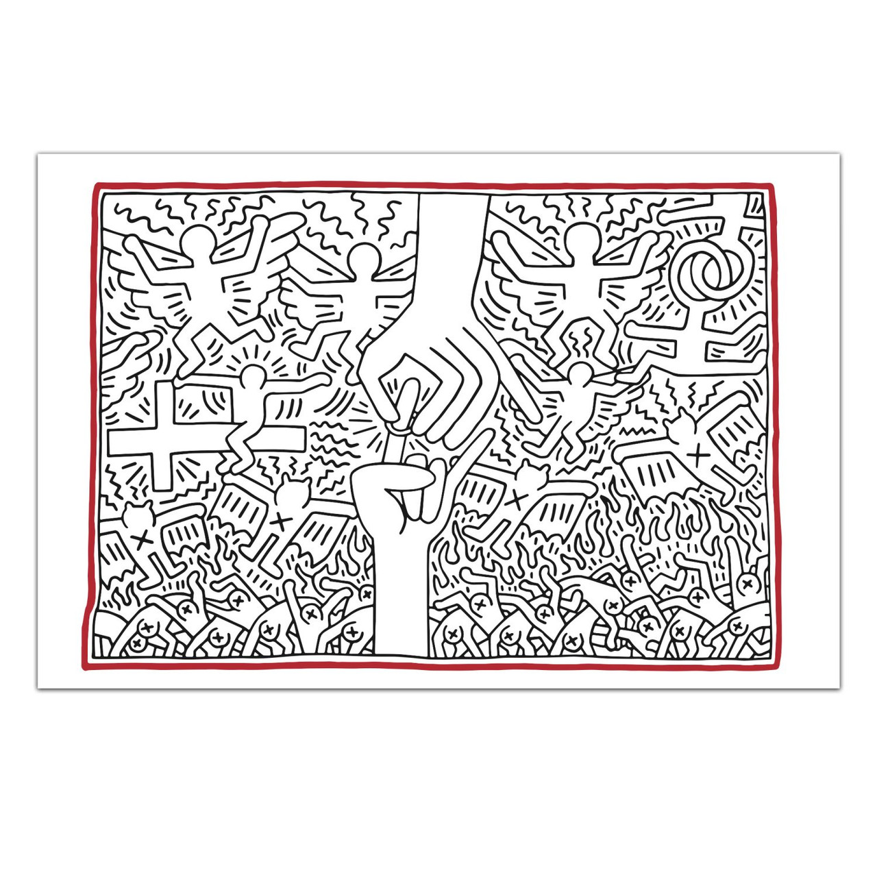 Keith Haring Pop Up Poster