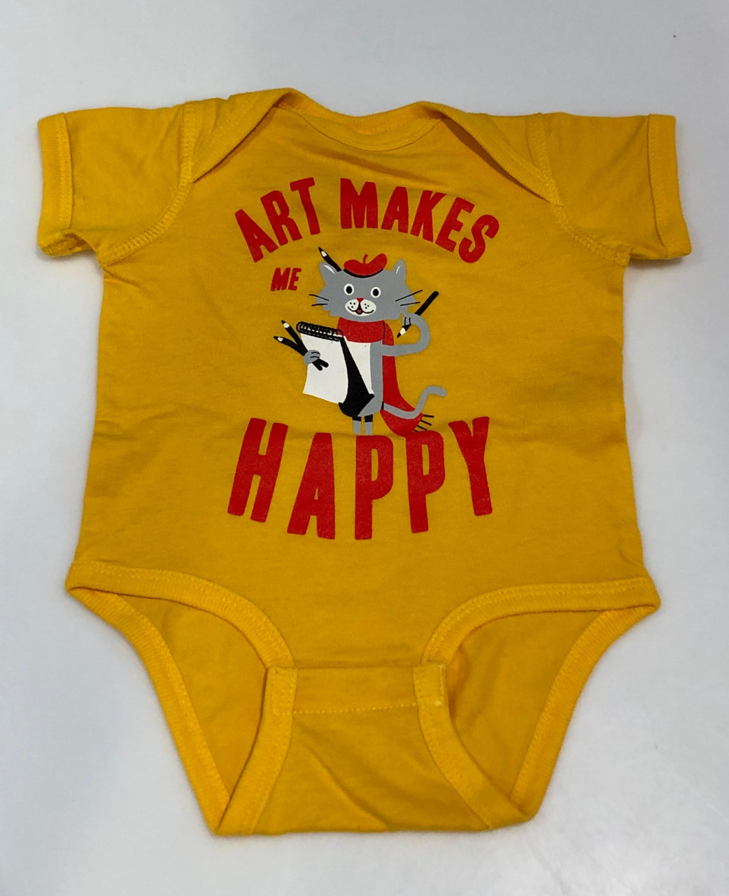 yellow newborn onesie