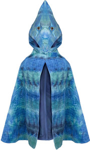 Pterodactyl Hooded Cape, Blue, US Size 4-5 Pterodactyl Hooded Cape, Blue, US Size 4-5