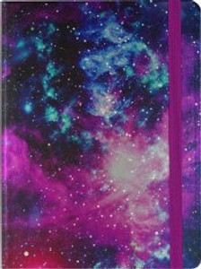 Cover design features an iridescent outer space scene in silver, blue, midnight, and magenta. Cover design features an iridescent outer space scene in silver, blue, midnight, and magenta.