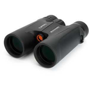 This image shows the Outland X binoculars out of the carrying case. This image shows the Outland X binoculars out of the carrying case.