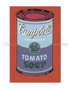 Warhol Campbell's Soup Poster in Green