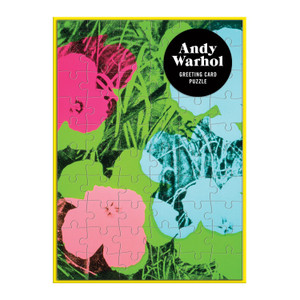 image of puzzle card imprinted with colorful flowers. image of puzzle card imprinted with colorful flowers.