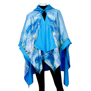 Waterlilies Reversible Rain Cape Waterlilies Reversible Rain Cape