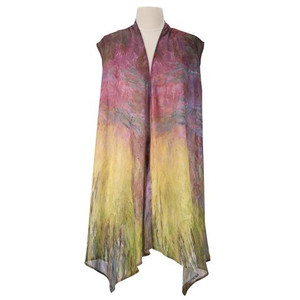 Waterlilies at Sunset Sheer Vest Waterlilies at Sunset Sheer Vest
