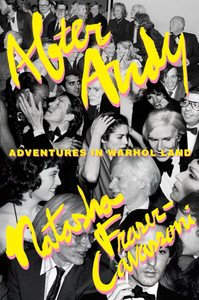 image of book cover of a black and white photograph of a crowd of people and title of book in yellow.