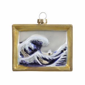 Great Wave Painting Ornament