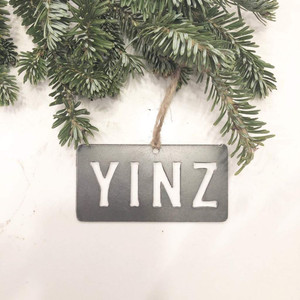 YINZ Steel Christmas Ornament YINZ Steel Christmas Ornament
