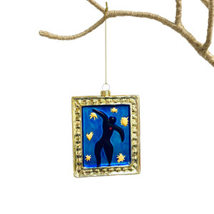 Matisse Icarus Painting Glass Christmas Ornament