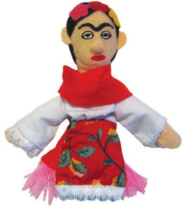 plush Frida Kahlo finger puppet magnet plush Frida Kahlo finger puppet magnet