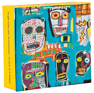 Jean-Michel Basquiat Mini FlipTop Notecard Box Jean-Michel Basquiat Mini FlipTop Notecard Box