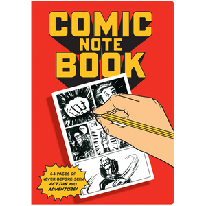 notebook with comic book art on cover notebook with comic book art on cover
