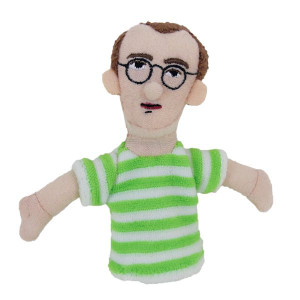 plush finger puppet of Keith Haring plush finger puppet of Keith Haring