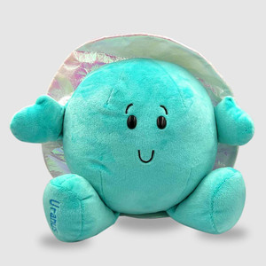 Aqua planet with Shimmery halo, aqua feet and hands