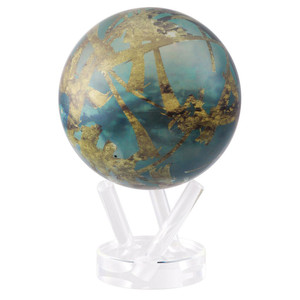 decorative globe featuring satellite image of Titan decorative globe featuring satellite image of Titan