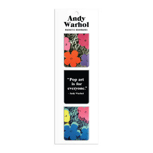 Warhol Flowers Magnetic Bookmarks Warhol Flowers Magnetic Bookmarks