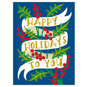 Ribbon Holiday Card Ribbon Holiday Card