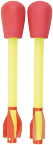 Two yellow and black Ultra Stomp Rockets. Two yellow and black Ultra Stomp Rockets.