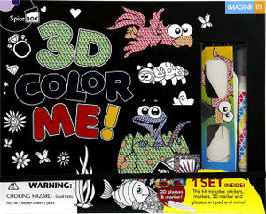 Draw, color and create with a 3D kit. Make amazing pictures with the special 3D markers, and have fun decorating the fuzzy stickers and photo frame cards. Then use your imagination and fill up the drawing pad with all the colors of the rainbow! Draw, color and create with a 3D kit. Make amazing pictures with the special 3D markers, and have fun decorating the fuzzy stickers and photo frame cards. Then use your imagination and fill up the drawing pad with all the colors of the rainbow!