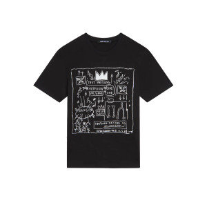 Black t-shirt, Beat Bop artwork by Basquiat Black t-shirt, Beat Bop artwork by Basquiat