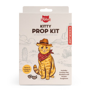 Cardboard packaging of the Kitty Prop Kit.