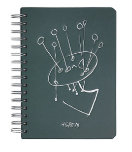 Spiral notebook cover featuring Calder's sketches. Spiral notebook cover featuring Calder's sketches.