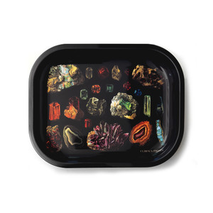 black gemstone metal tray black gemstone metal tray