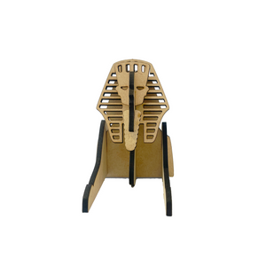 gold colored egyptian sphynx 3d wooden puzzle put together gold colored egyptian sphynx 3d wooden puzzle put together