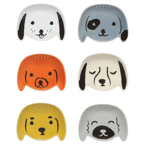 Small Puppy shaped ceramic bowls/catch all trays. Featured in colors White, Blue, Orange, Beige, Yellow, and Gray. Small Puppy shaped ceramic bowls/catch all trays. Featured in colors White, Blue, Orange, Beige, Yellow, and Gray.