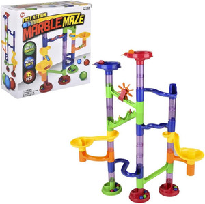 The marble maze box and built.