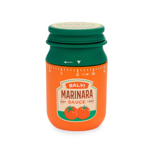Jar shaped marinera condiment timer,