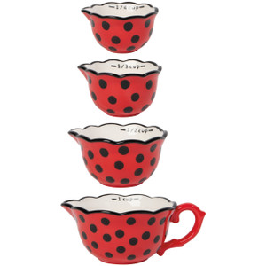 Ladybug Measuring Cups - Set of 4